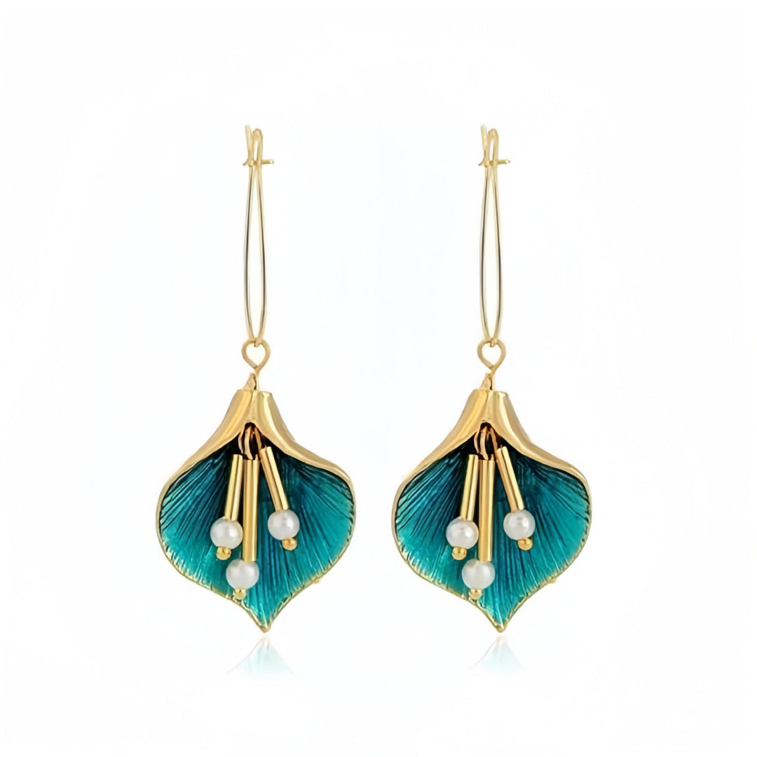 Prachtige Parel Oorbel met unieke stijl