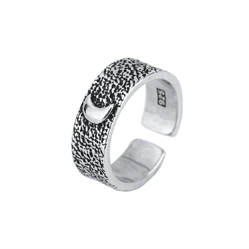 Handgemaakte vintage Zilveren Ring