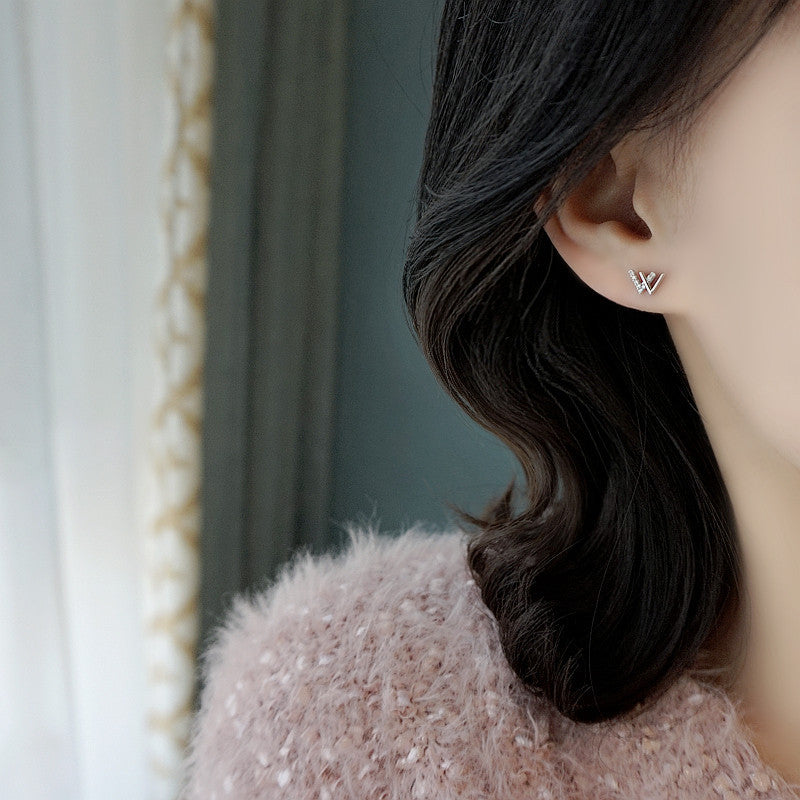 Romantische Zilveren Oorbel voor speciale momenten