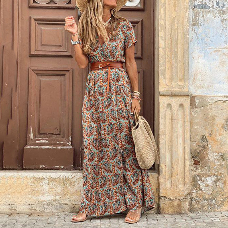 LD | Boho maxi jurk met split