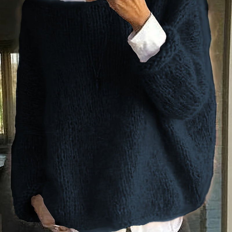 LD | Knusse oversized gebreide trui