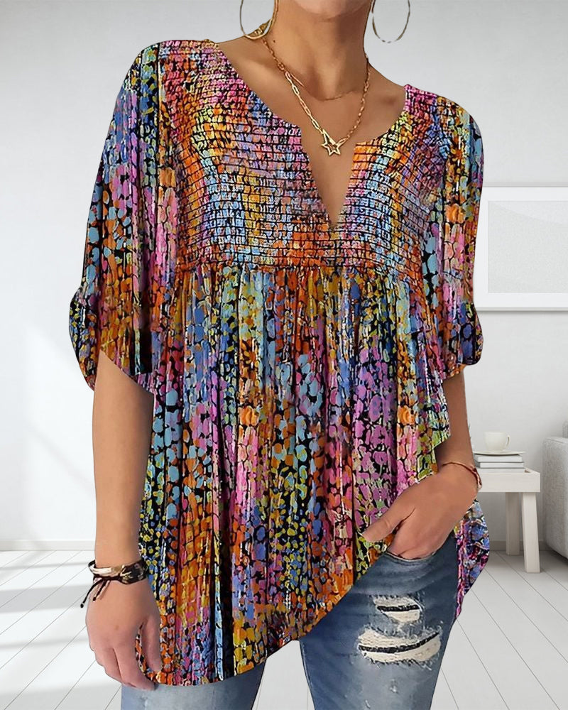 LD | Blouse met V-hals