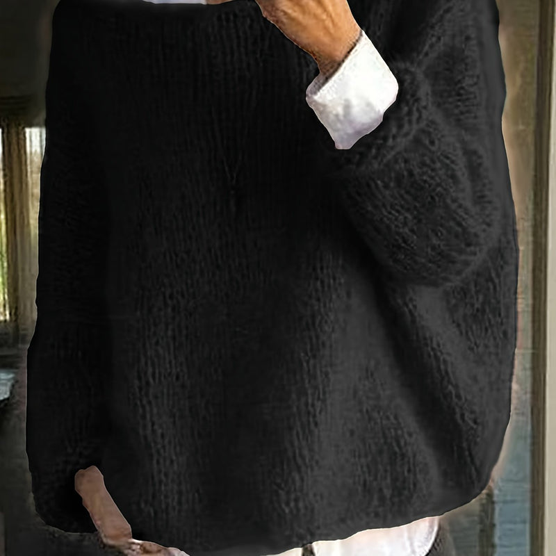 LD | Knusse oversized gebreide trui