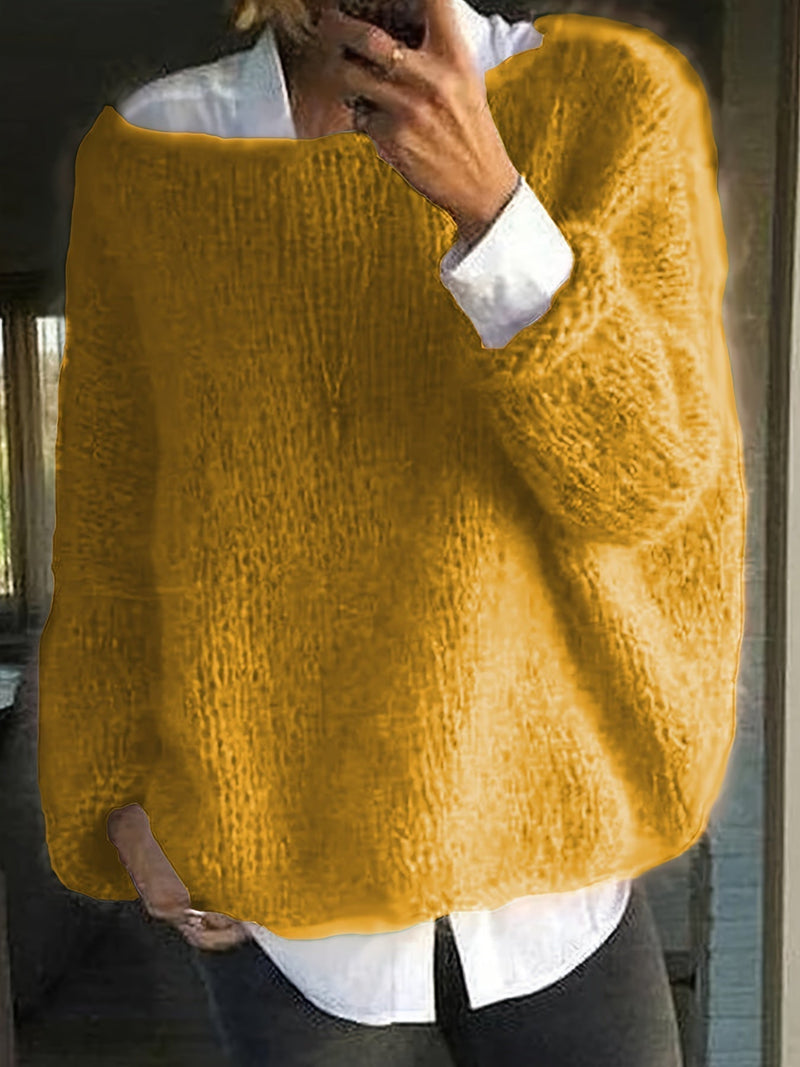 LD | Knusse oversized gebreide trui