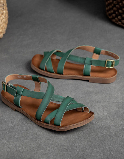 LD | Lichtgewicht leren sandalen