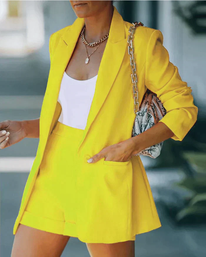 LD | Blazer & Korte Broek Set