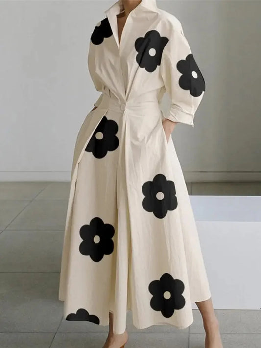 LD | Maxi jurk met opvallende print