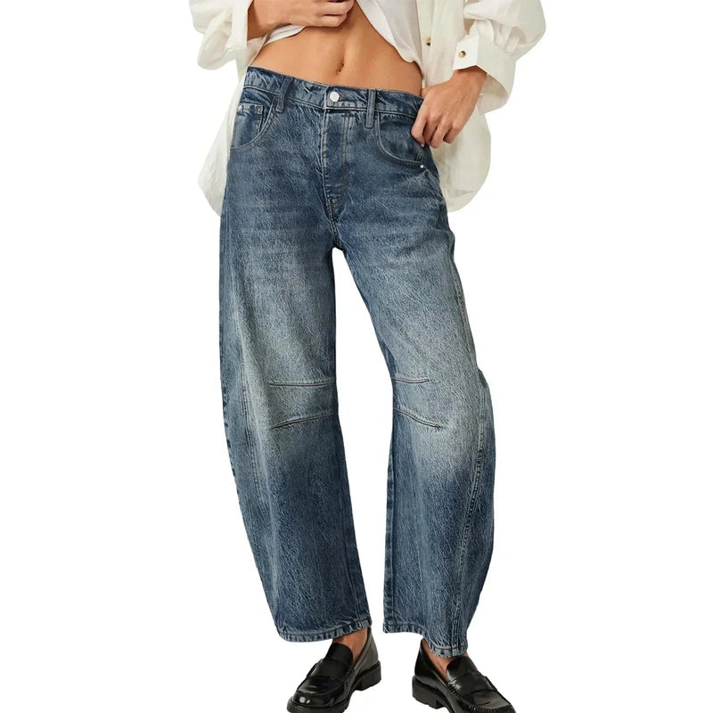LD | Relaxed taps toelopende cargo jeans