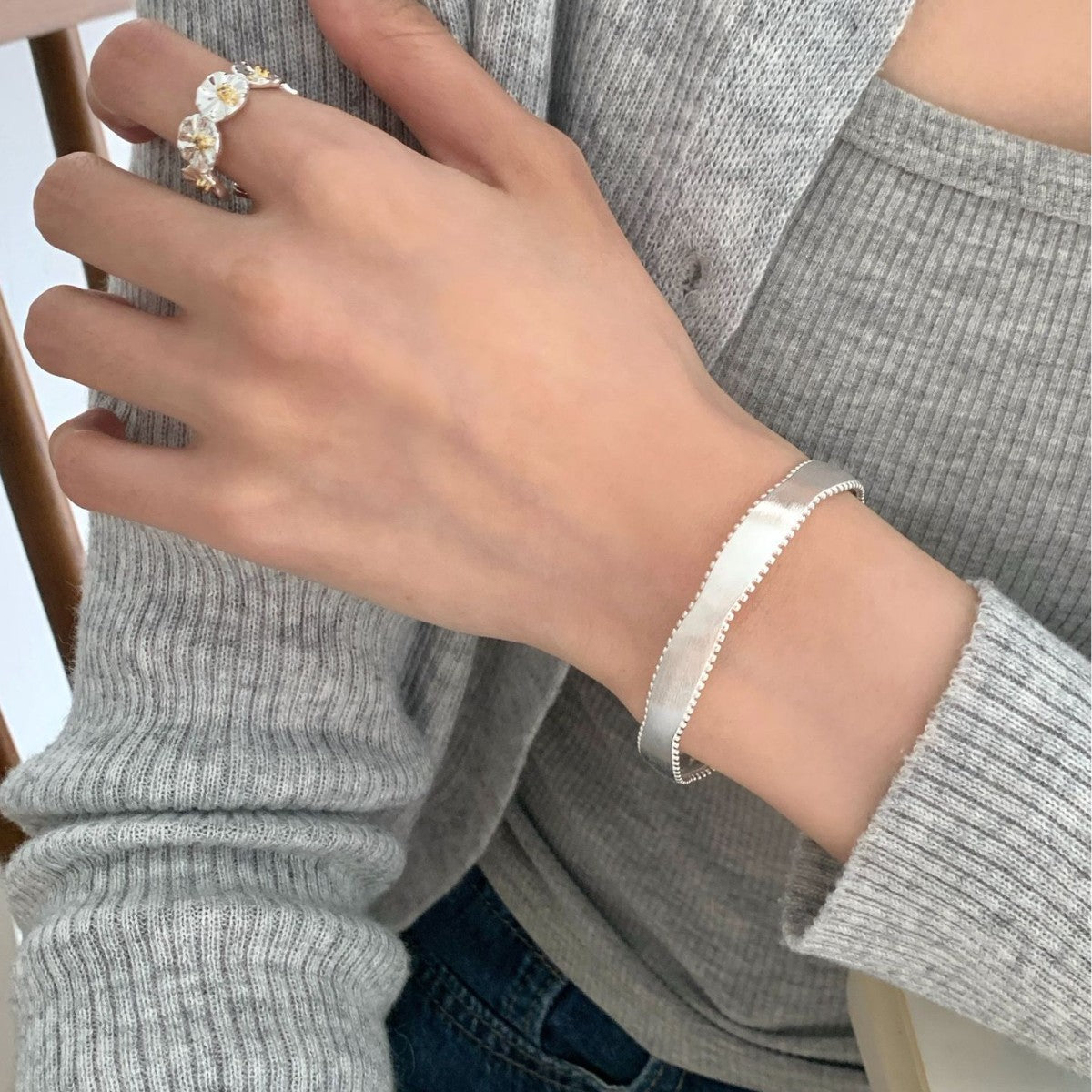 Romantische Zilveren Armband voor speciale momenten