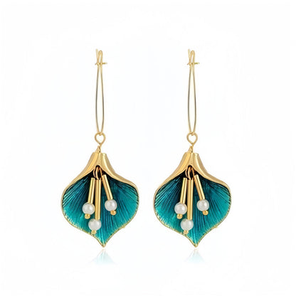 Prachtige Parel Oorbel met unieke stijl