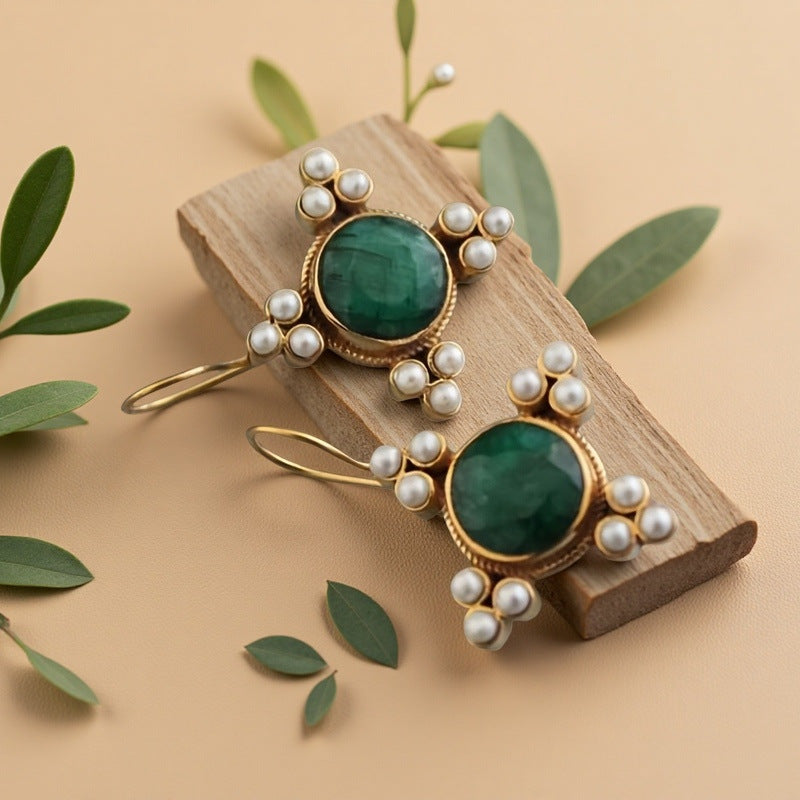 Prachtige Parel Oorbel met unieke stijl