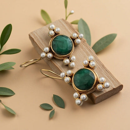 Prachtige Parel Oorbel met unieke stijl