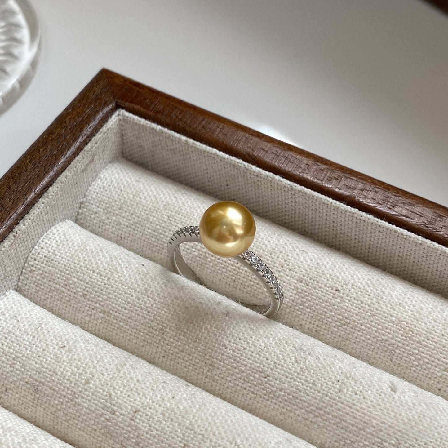 Prachtige Parel Ring met unieke stijl