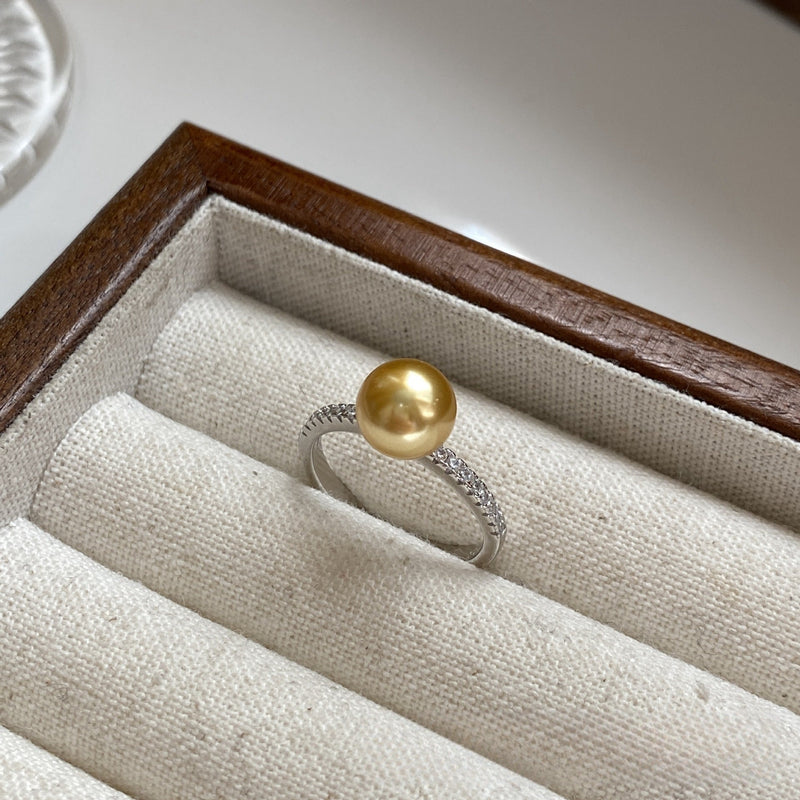 Prachtige Parel Ring met unieke stijl