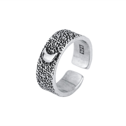 Handgemaakte vintage Zilveren Ring