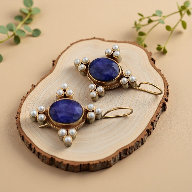 Prachtige Parel Oorbel met unieke stijl