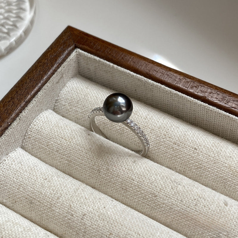 Prachtige Parel Ring met unieke stijl