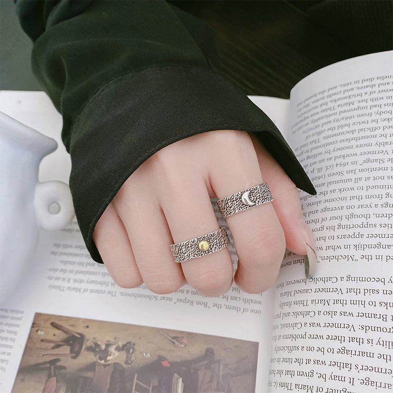 Handgemaakte vintage Zilveren Ring