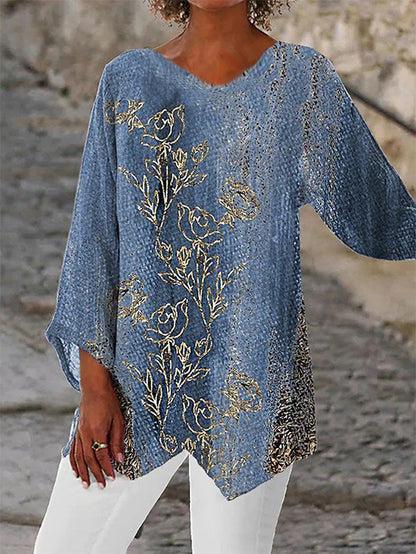 LD Eenvoudige en stijlvolle winterblouse