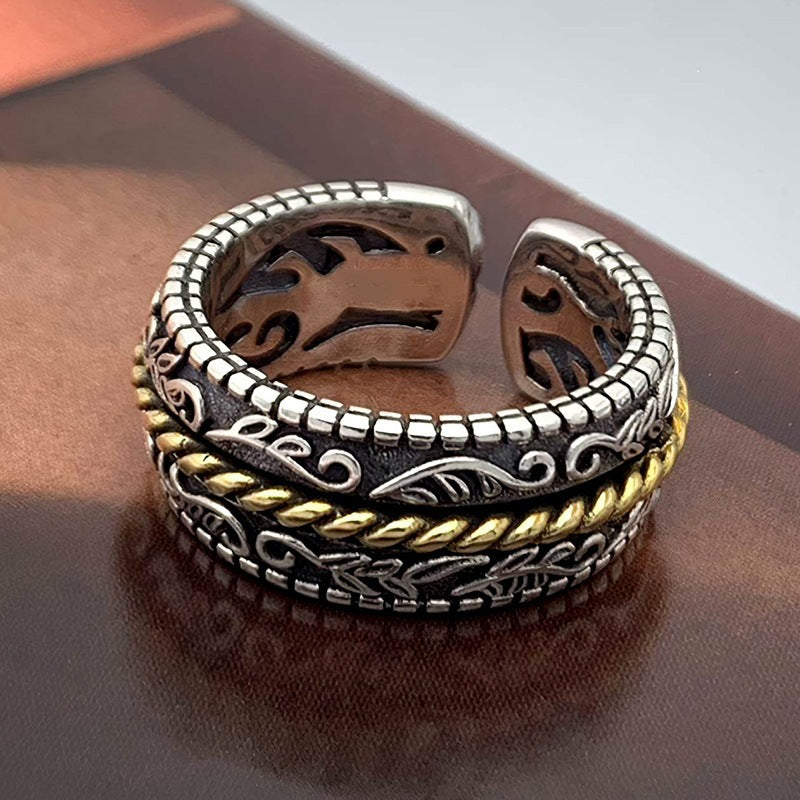 Klassieke Zilveren Ring met tijdloze uitstraling