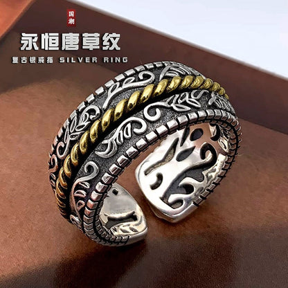 Klassieke Zilveren Ring met tijdloze uitstraling