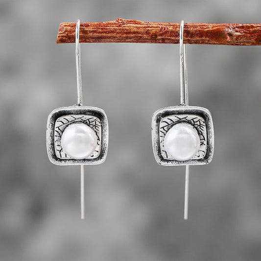 Prachtige Parel Oorbel met unieke stijl