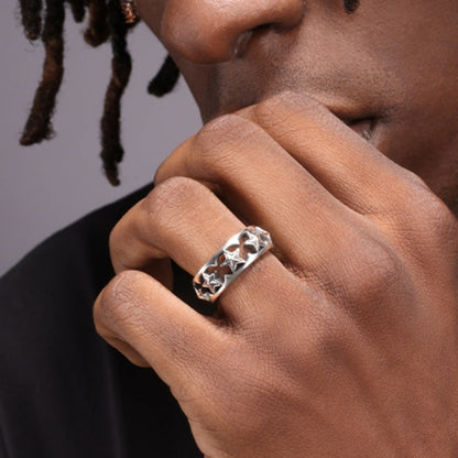 Klassieke Zilveren Ring met tijdloze uitstraling