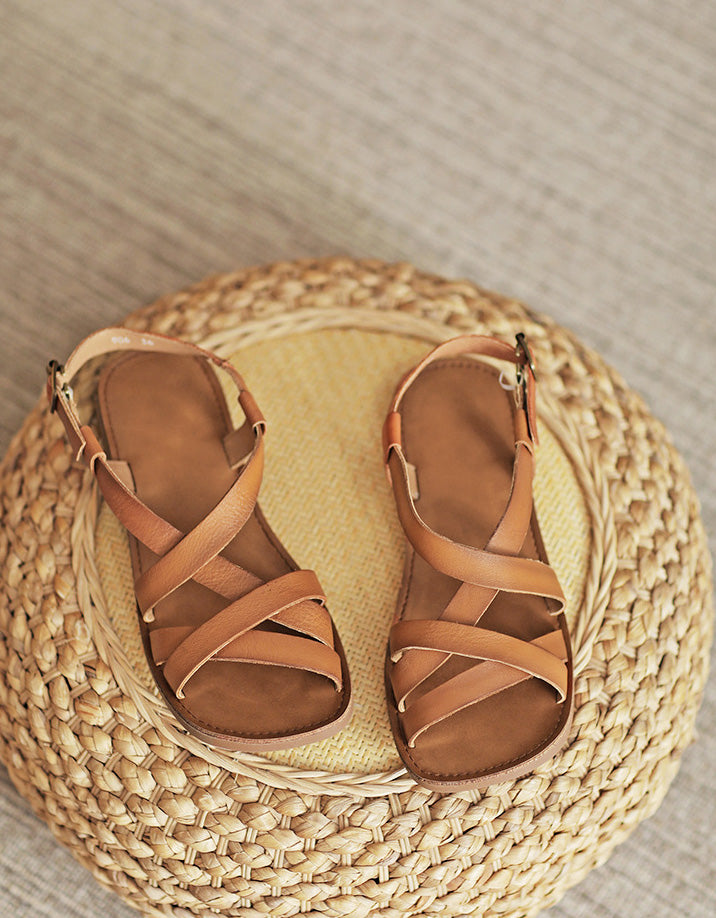 LD | Lichtgewicht leren sandalen