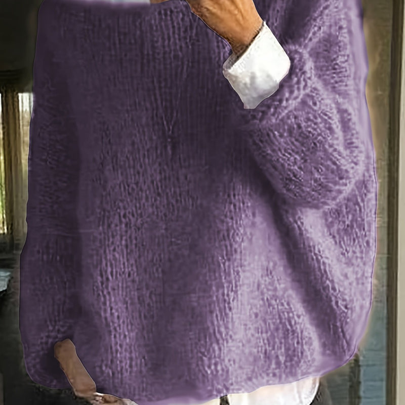 LD | Knusse oversized gebreide trui