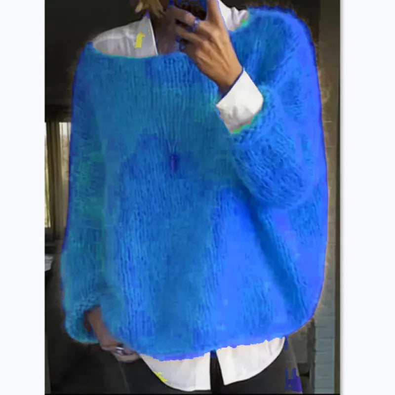 LD | Knusse oversized gebreide trui