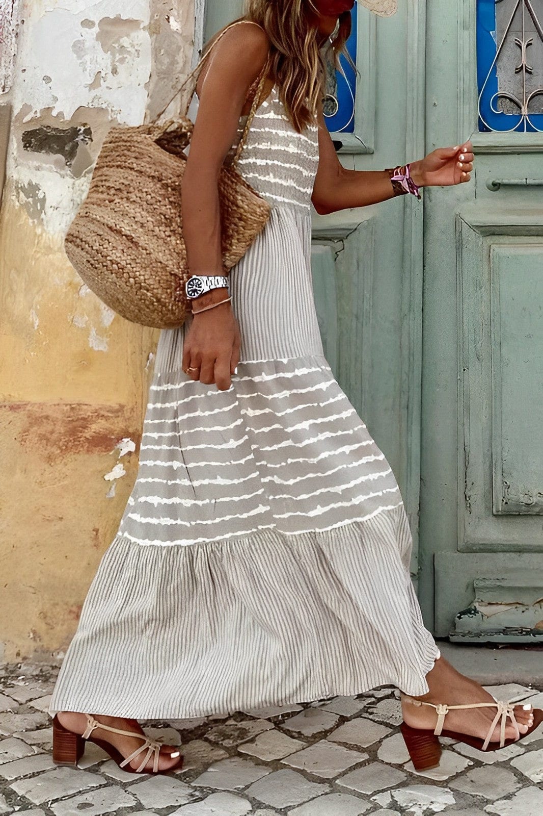 LD Lavigne - Beige maxi jurk